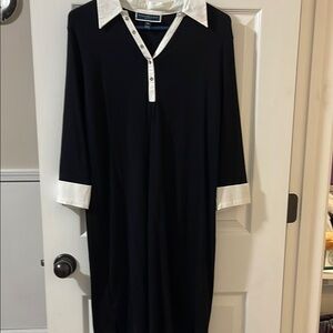 Karen Scott Black and White Dress